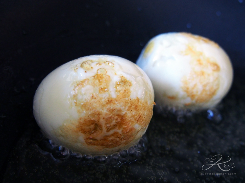 œufs durs - œufs au tamarin