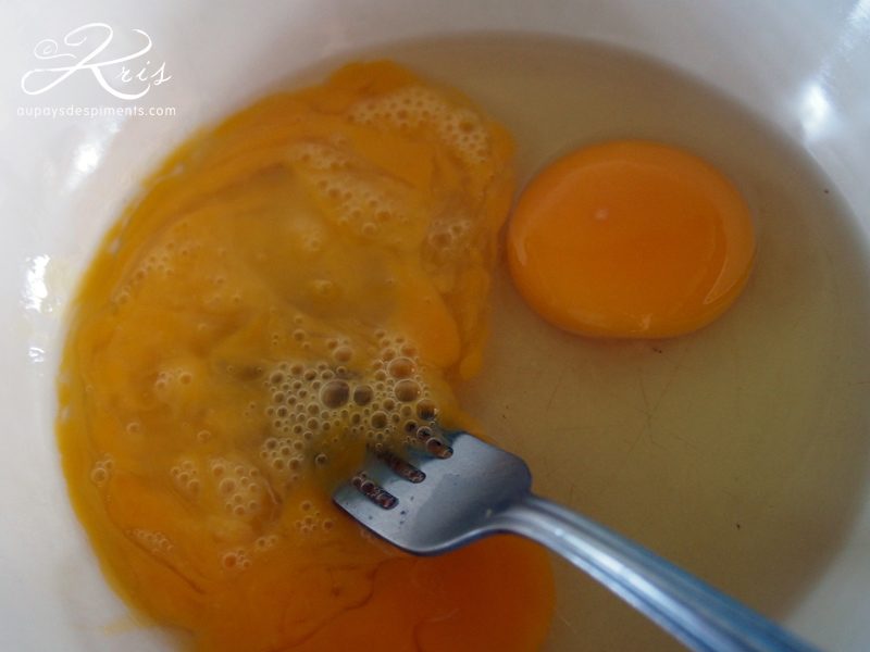 oeufs pour l'omelette