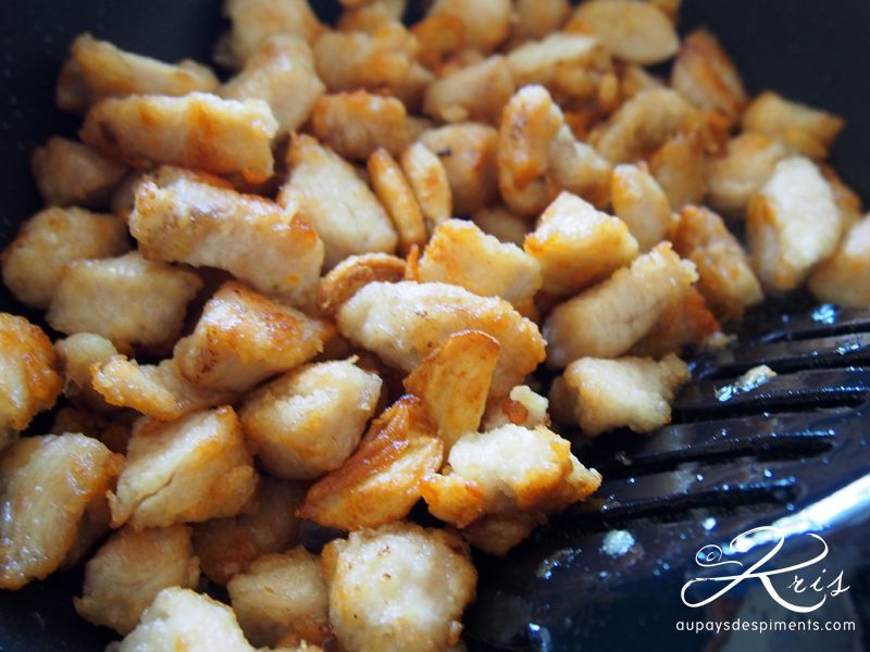 cuisson du poulet