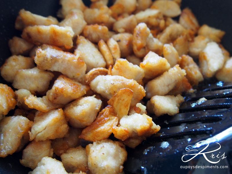 poulet croustillant - poulet aux noix de cajou