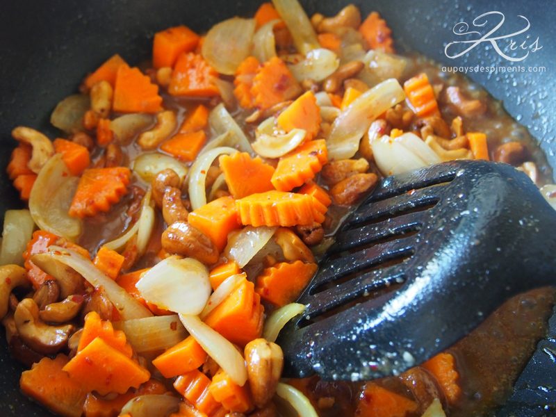 poulet noix de cajou recette