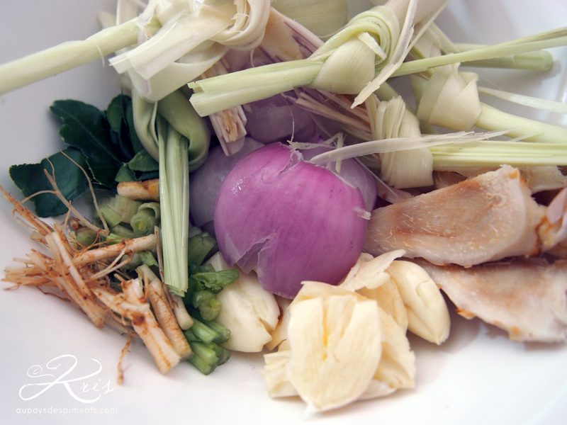 condiments pour le tom yam