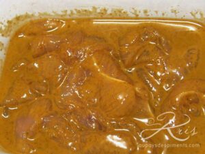 marinade pour poulet satay