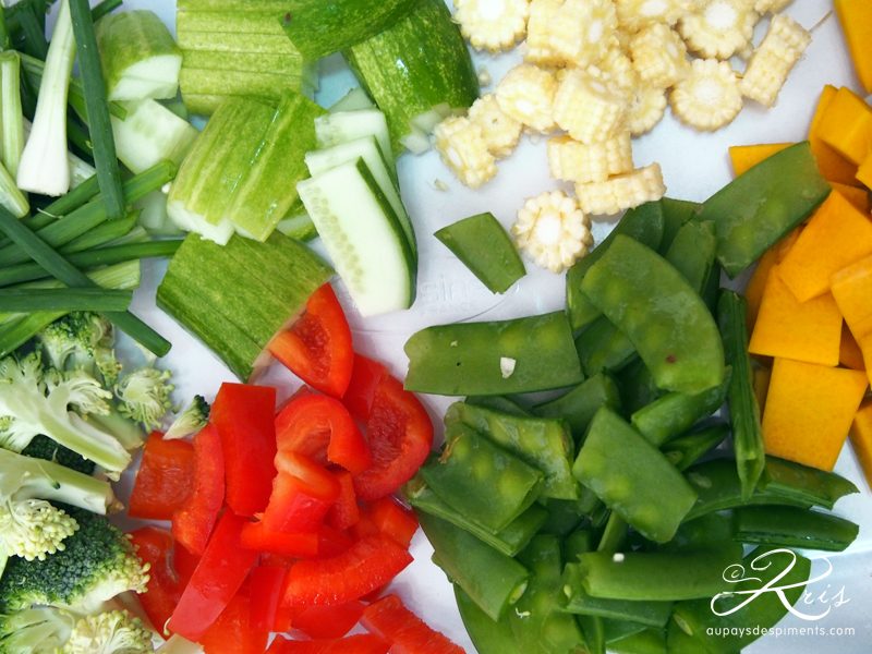couper les légumes
