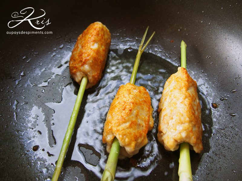 brochettes à la citronnelle