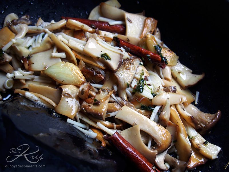 champignons sautés