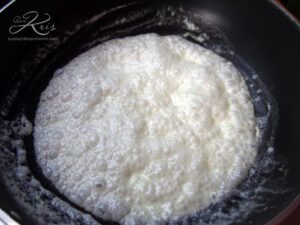 Lait de coco bouilli