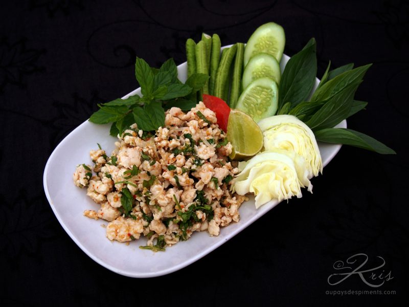 Laab - salade thaïe de poulet