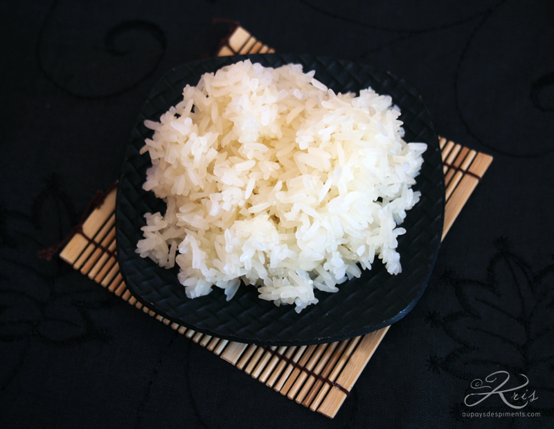 Sticky rice - Riz gluant thaï - Au Pays des Piments