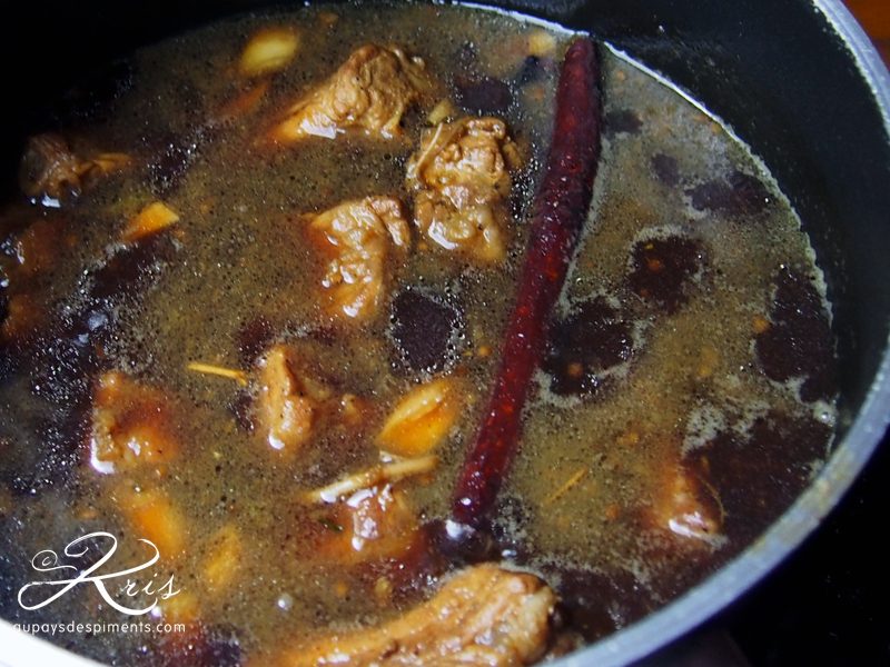 travers de porc mijotés