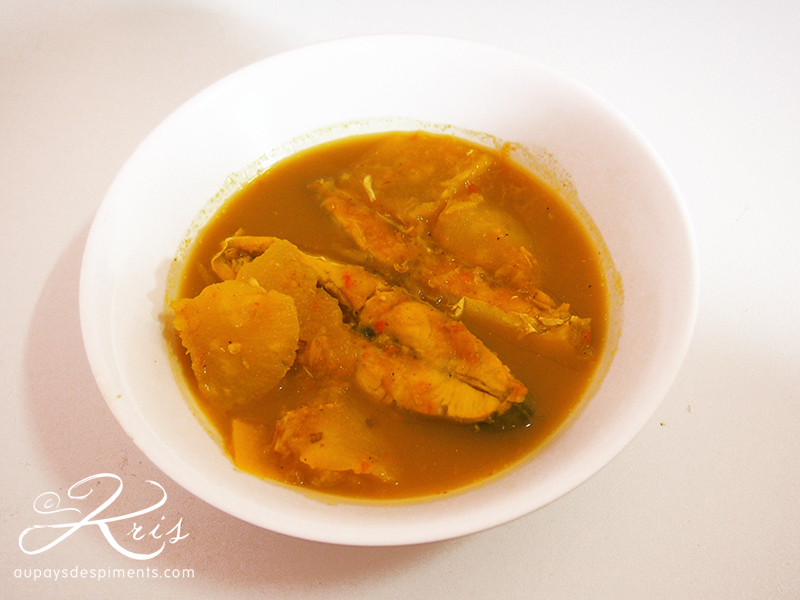 Curry acidulé au poisson