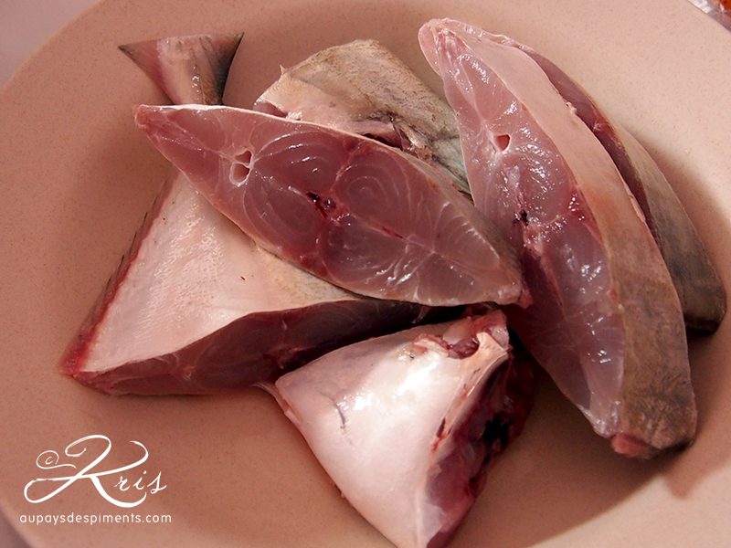 poisson pour le curry acidulé
