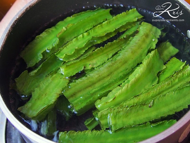 cuisson des haricots ailés