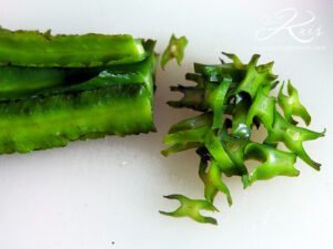 couper les haricots ailés