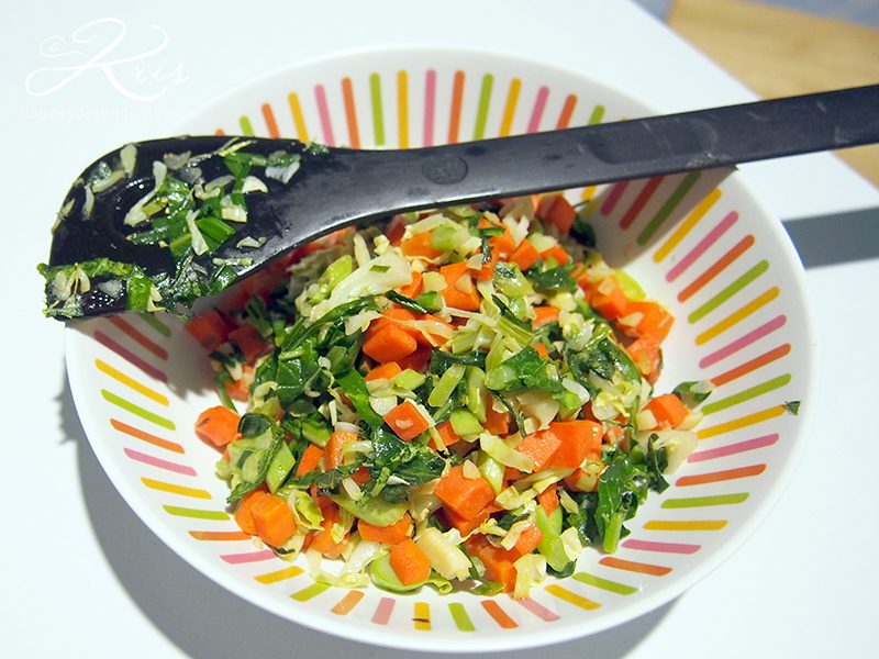 légumes pour riz frit