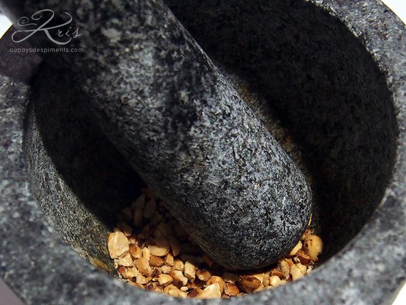 cacahuètes pilées