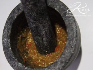 aubergines grillées pilées