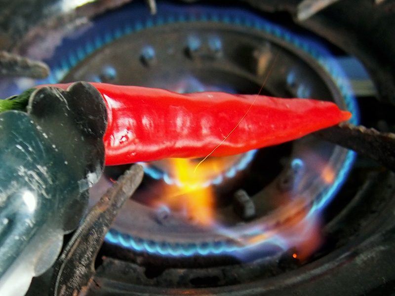 piment grillé
