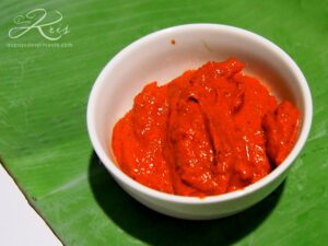Pâte de curry pour le poisson grillé