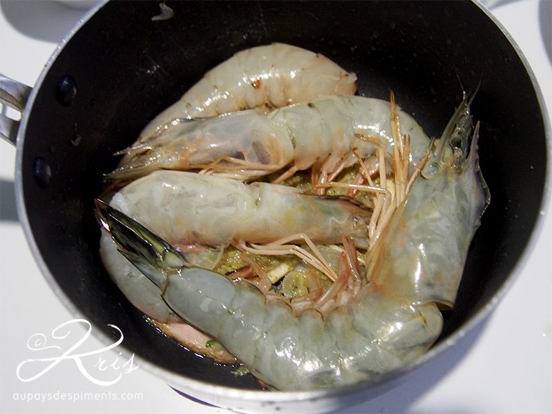 recette de crevettes ou gambas
