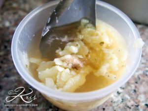 graisse de poulet pour la recette
