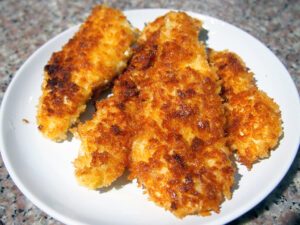 filets de poulet panés