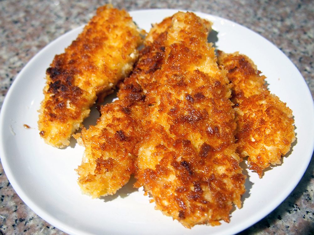 filets de poulet panés