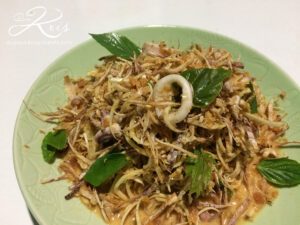 Salades de fleurs de bananier