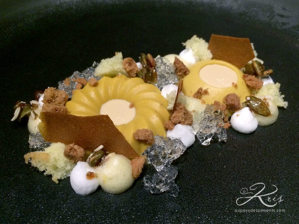Le flan de courge et custard de coco
