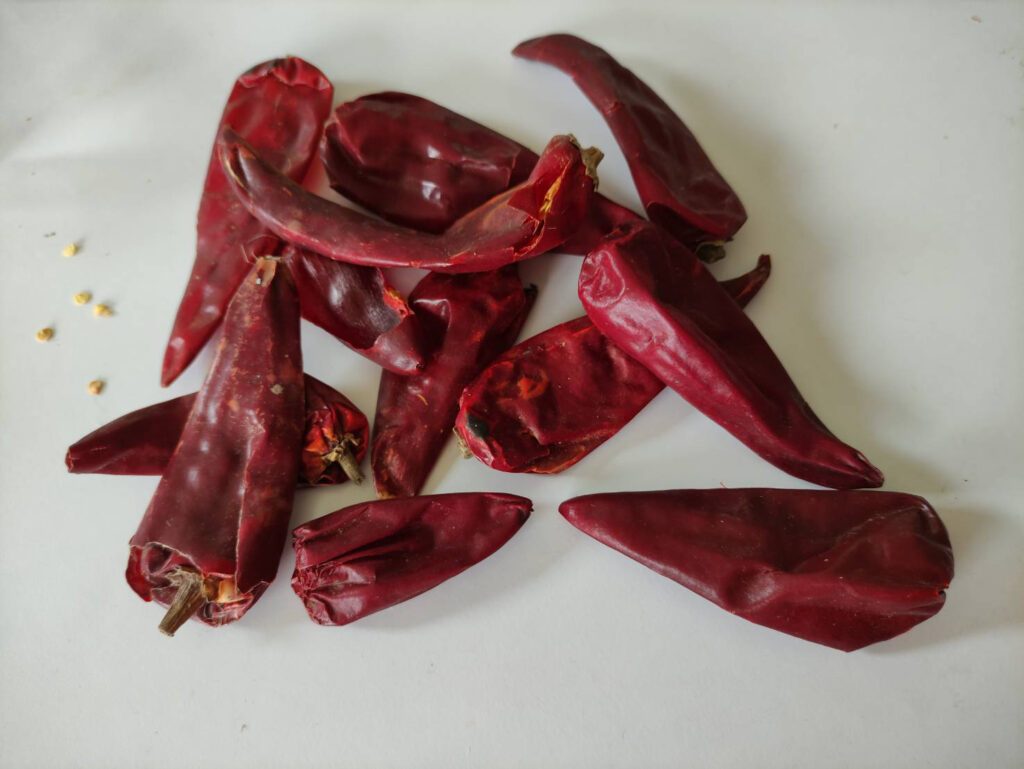 piments doux séchés