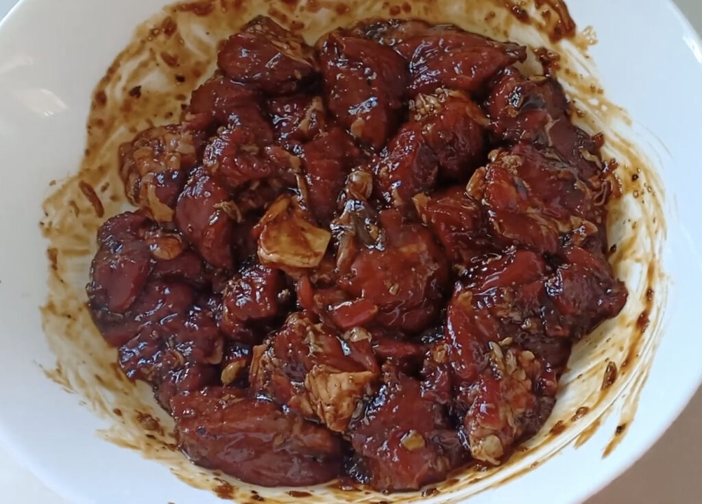 mariner le boeuf